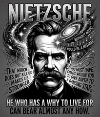 Nietzsche Quotes Sticker