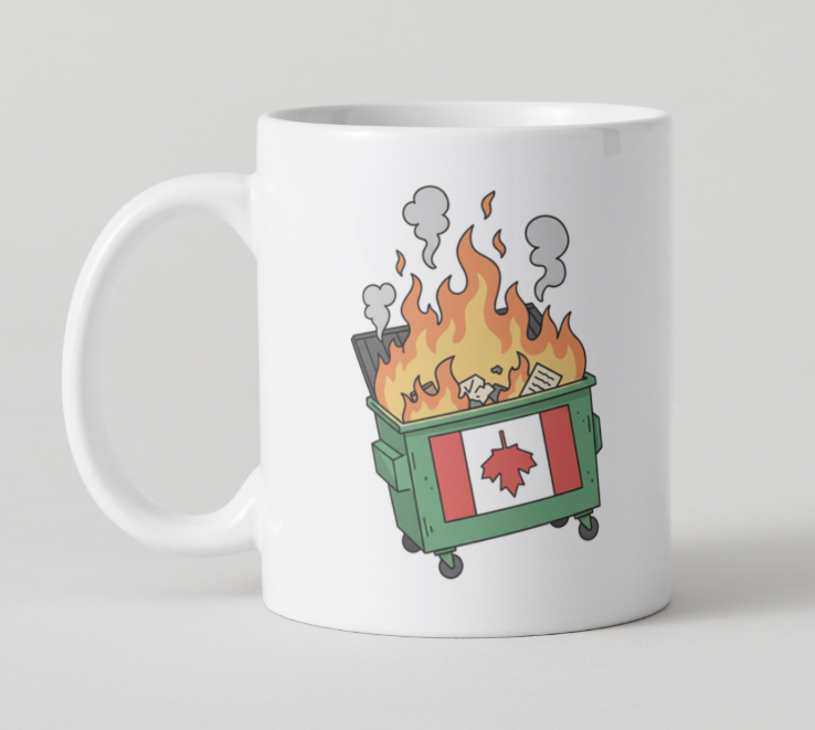 Canada Dumpster Fire Mug