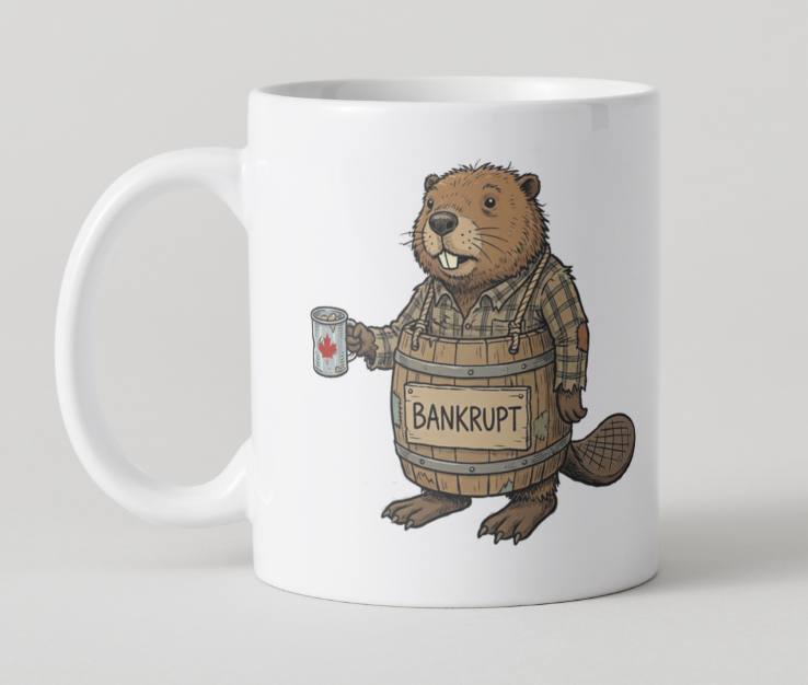 Banruptcy Barrel Beaver Mug