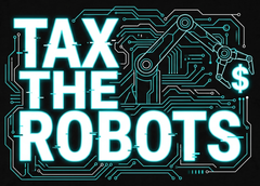 Tax The Robots Sticker