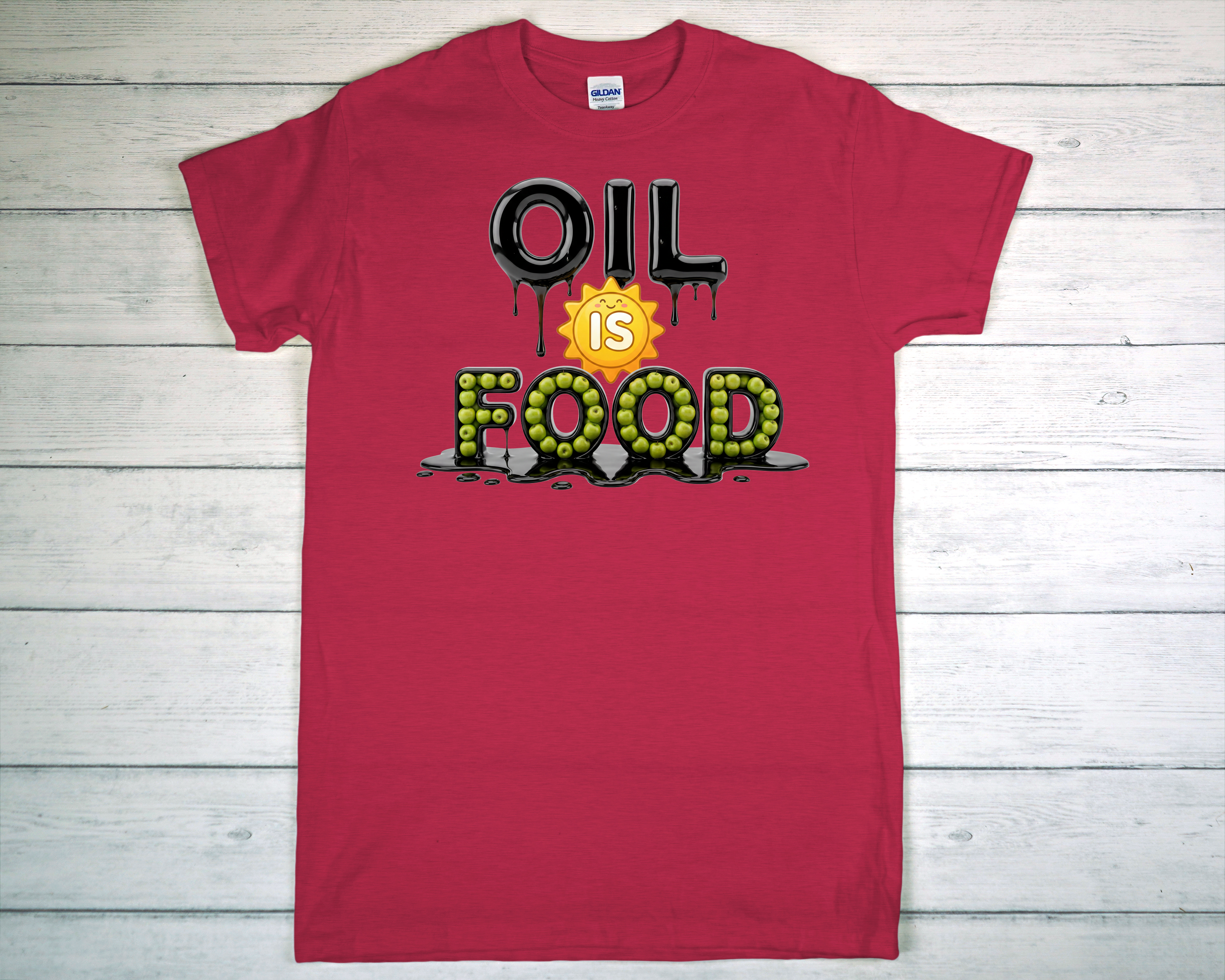 Oil Is Food T Shirt
