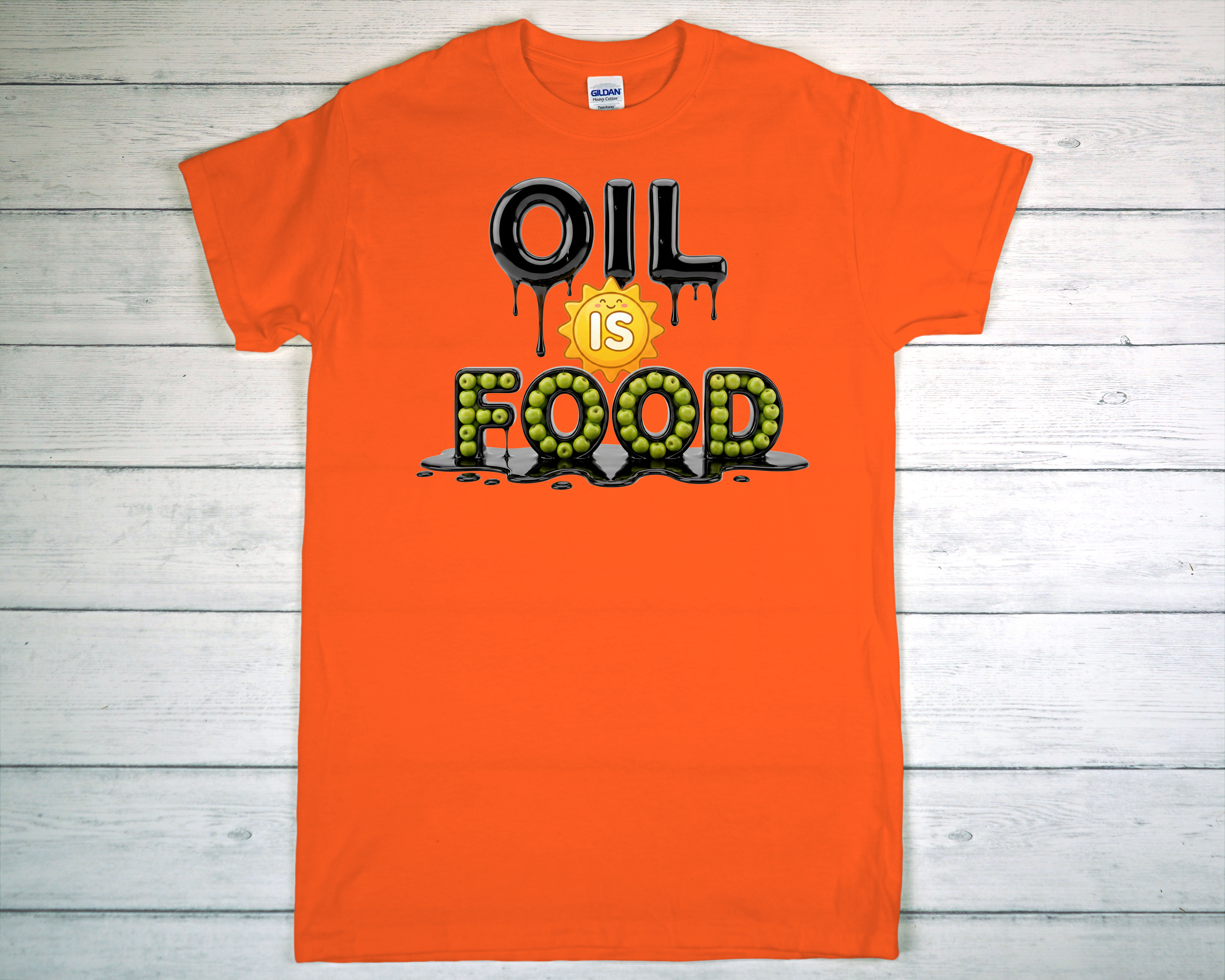 Oil Is Food T Shirt